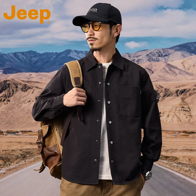 Jeep Outdoor Casual Shirt Unisex-8