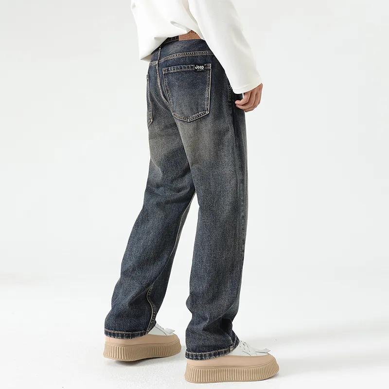 Jeep Fashion Sports Collection Jeans Unisex Haze Blue-3