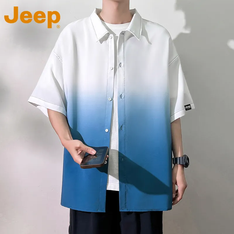 Jeep Outdoor Casual Shirt Unisex-13