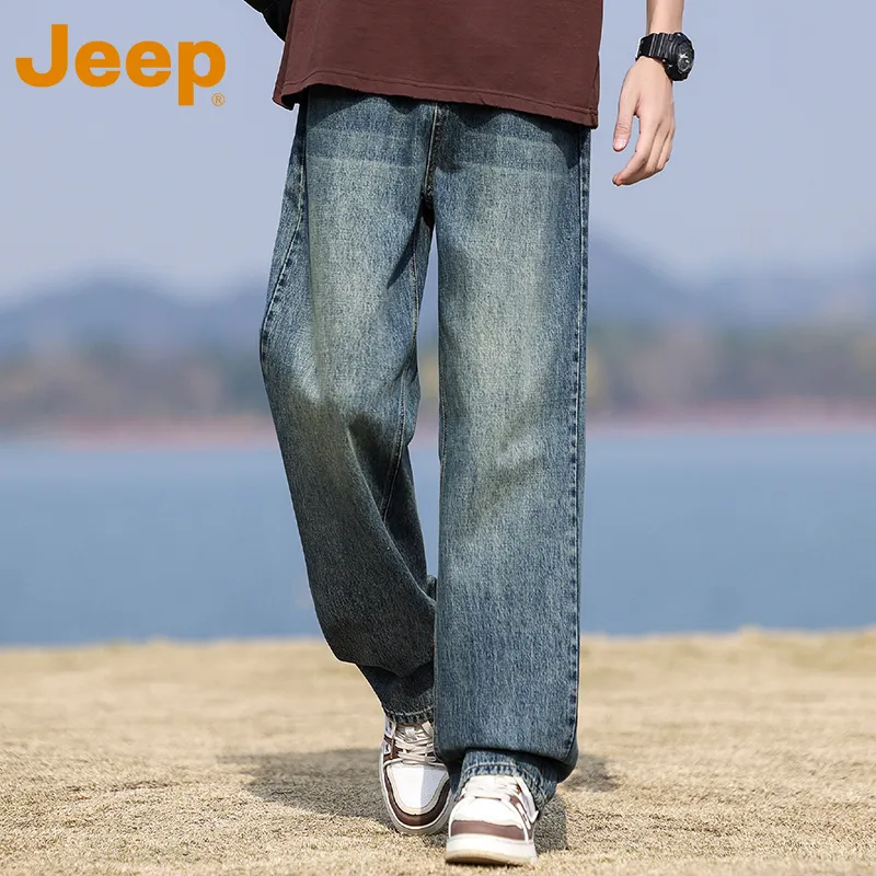 Jeep Fashion Sports Collection Jeans Unisex-23