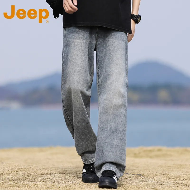 Jeep Fashion Sports Collection Jeans Unisex-9