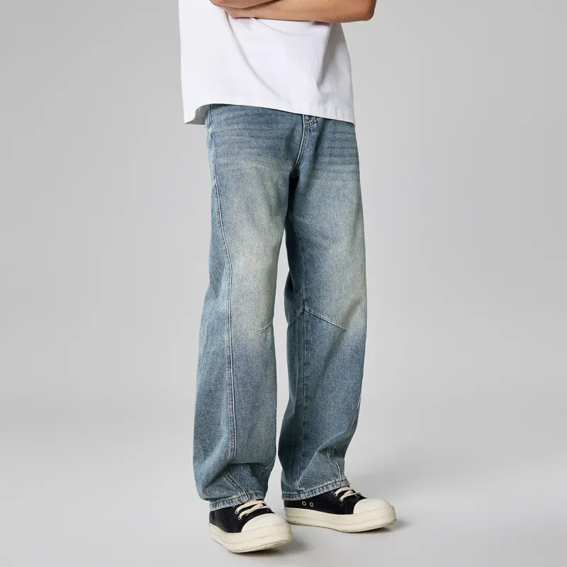 Jeep Theme Series Jeans Unisex Vintage Blue-3
