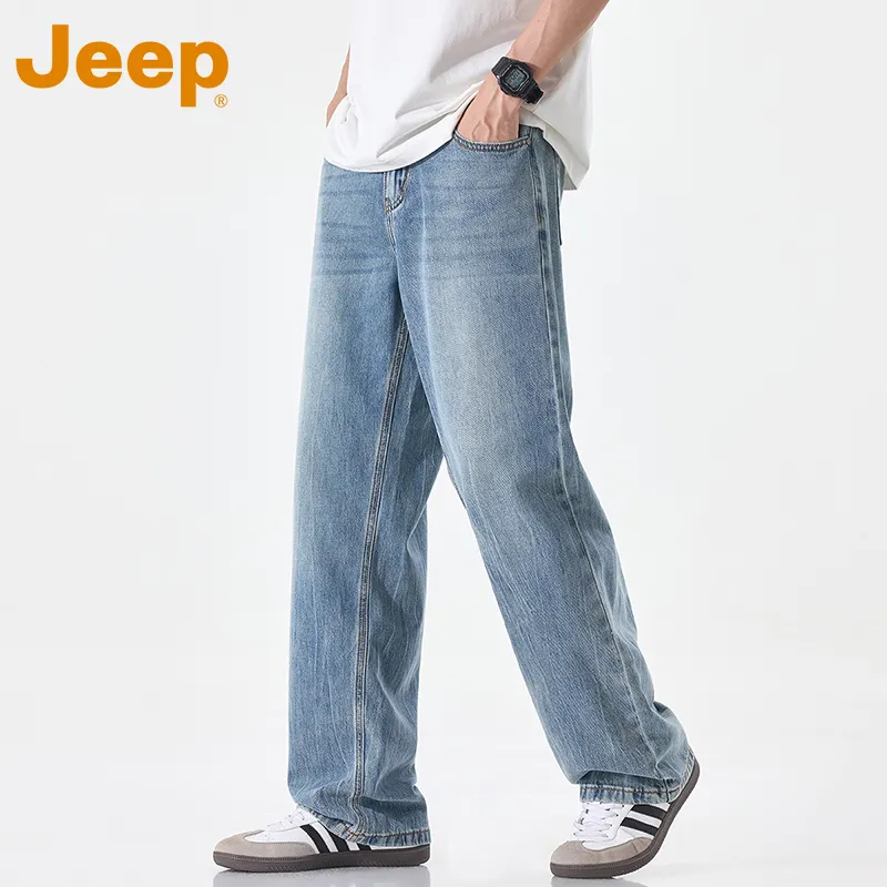 Jeep Fashion Sports Collection Jeans Men's-2