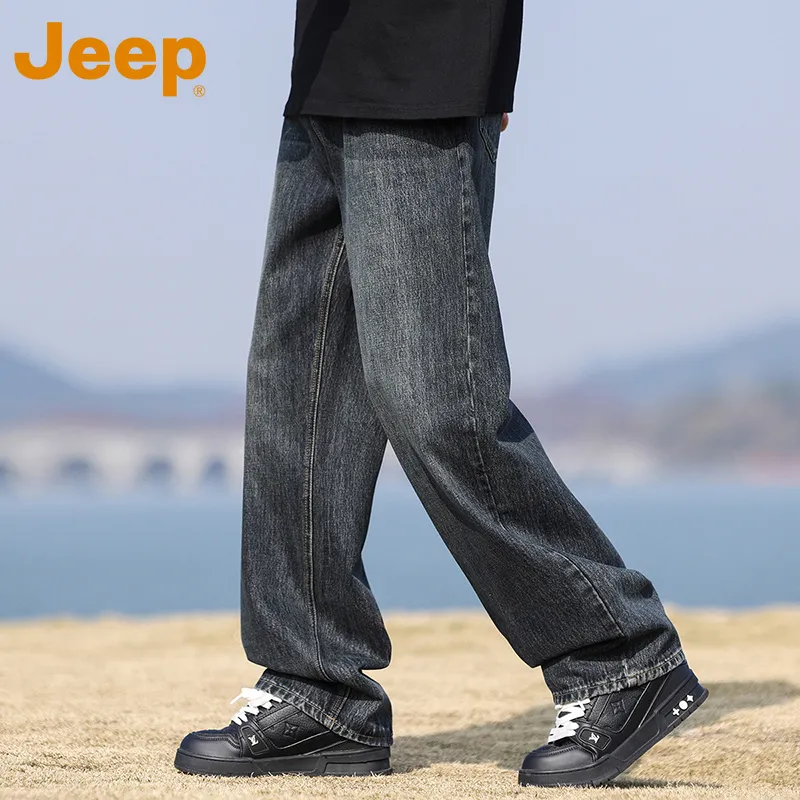 Jeep Fashion Sports Collection Jeans Unisex-19