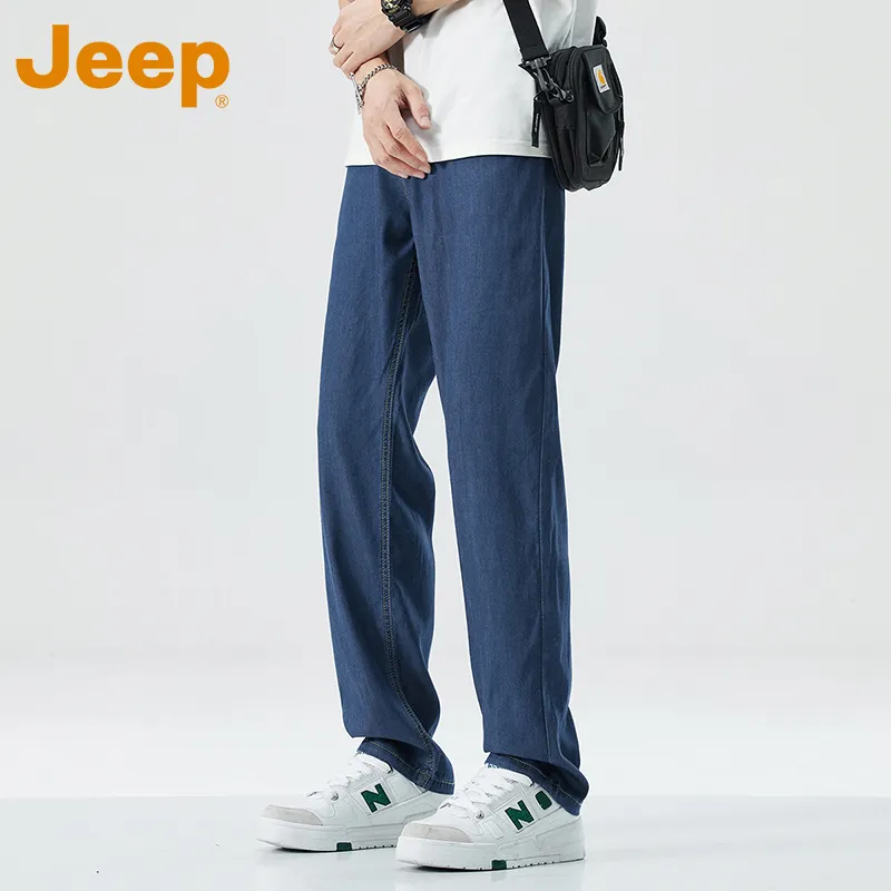 Jeep Fashion Sports Collection Jeans Unisex Dark Blue-6