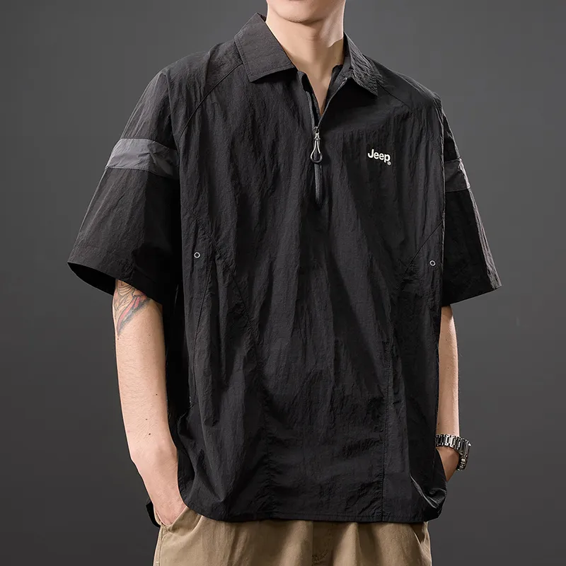 Jeep Sports & Outdoors Polo Shirt Men's Black-3