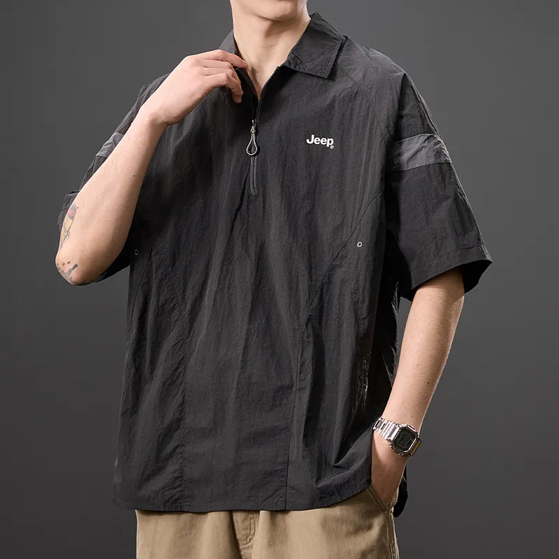 Jeep Sports & Outdoors Polo Shirt Men's Black-2