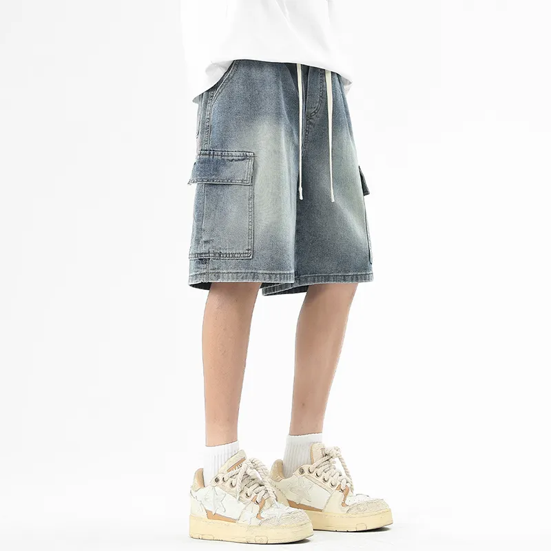 Jeep Fashion Sports Collection Denim Shorts Unisex-6