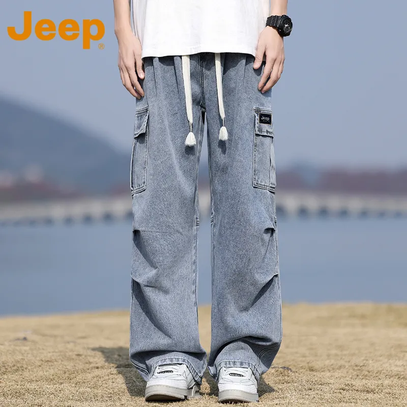 Jeep Fashion Sports Collection Jeans Unisex-11