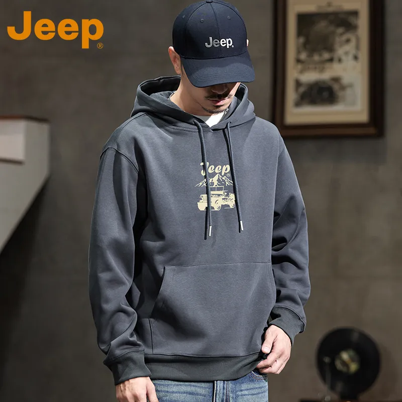 Jeep Outdoor Casual Sweatshirt Unisex-17