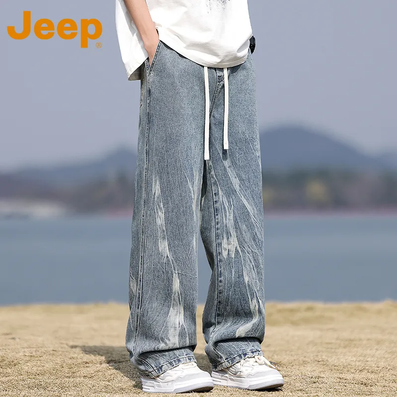 Jeep Fashion Sports Collection Jeans Unisex-20