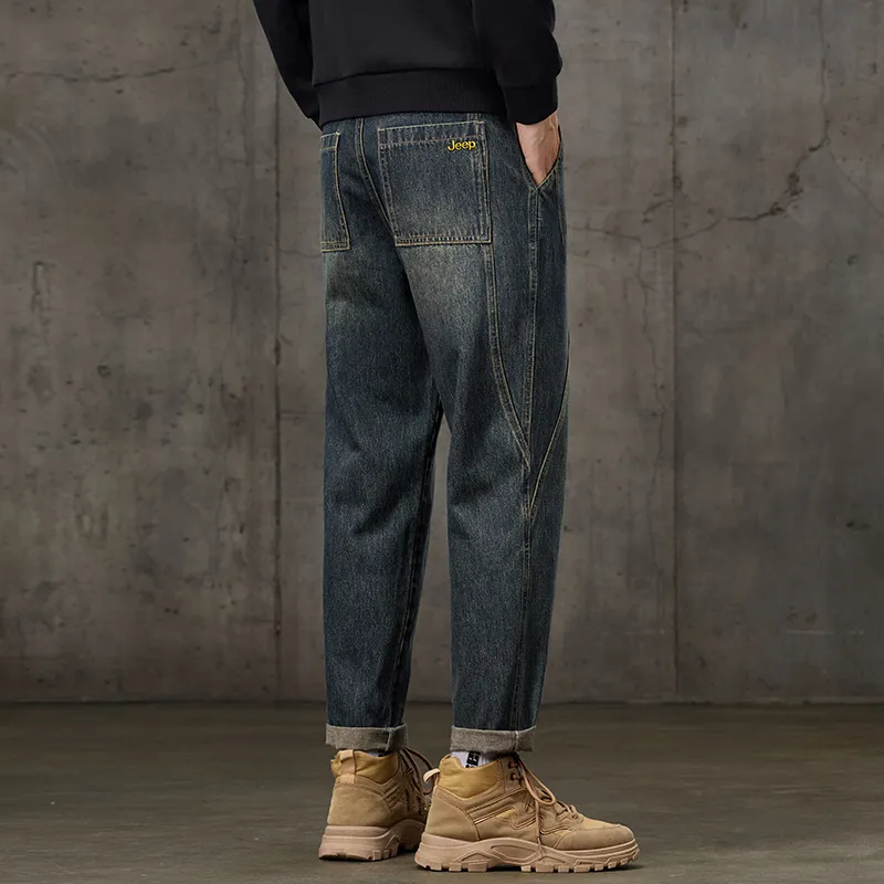Jeep Armor Series Jeans Unisex Vintage Blue-2