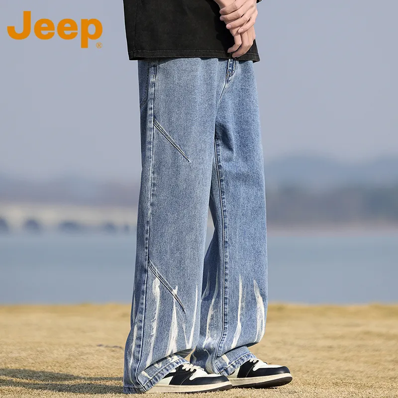 Jeep Fashion Sports Collection Jeans Unisex-20