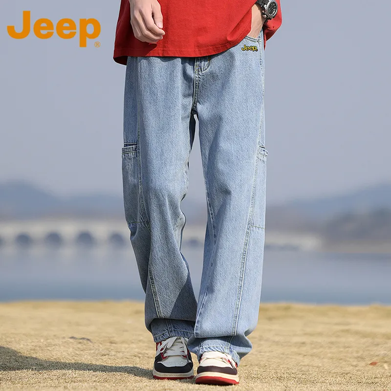 Jeep Fashion Sports Collection Jeans Unisex-2