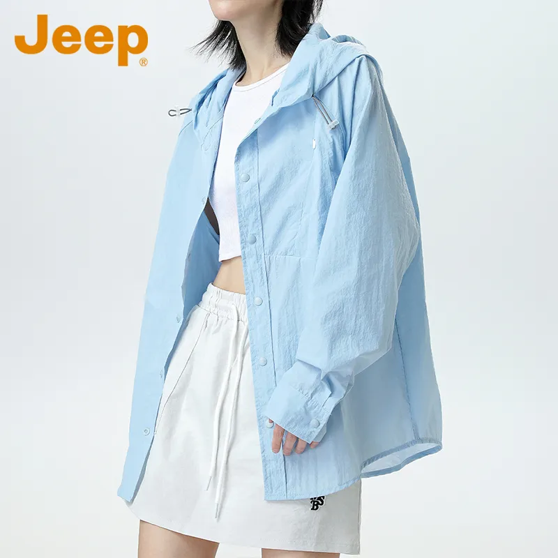 Jeep Super Light UV Protection Sun Protection Clothing Unisex-11