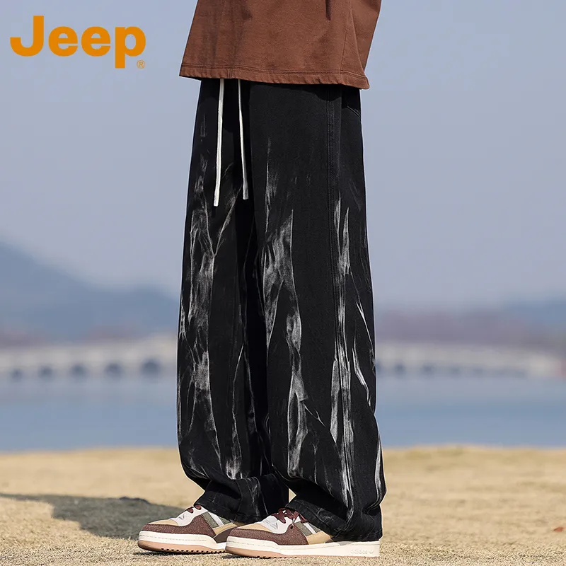 Jeep Fashion Sports Collection Jeans Unisex-3