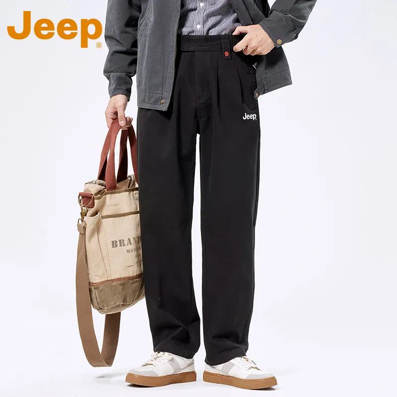 Jeep Fashion Sports Collection Casual Pants Unisex-14