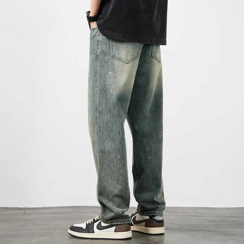 Jeep Lifestyle Theme Collection Jeans Unisex Vintage Blue-4