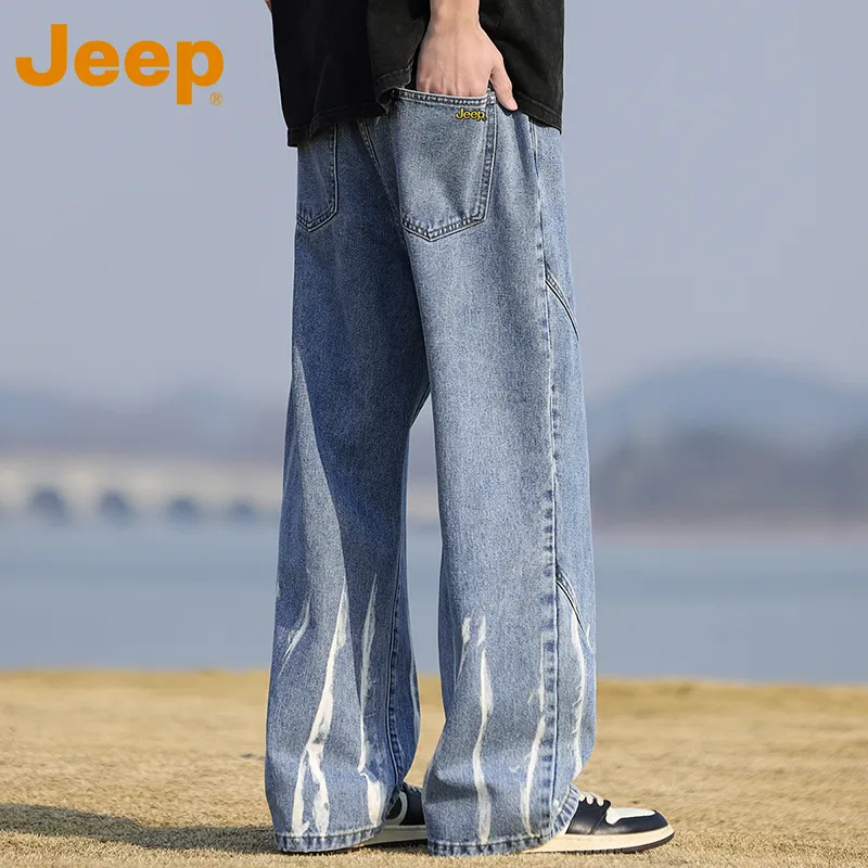 Jeep Fashion Sports Collection Jeans Unisex-19