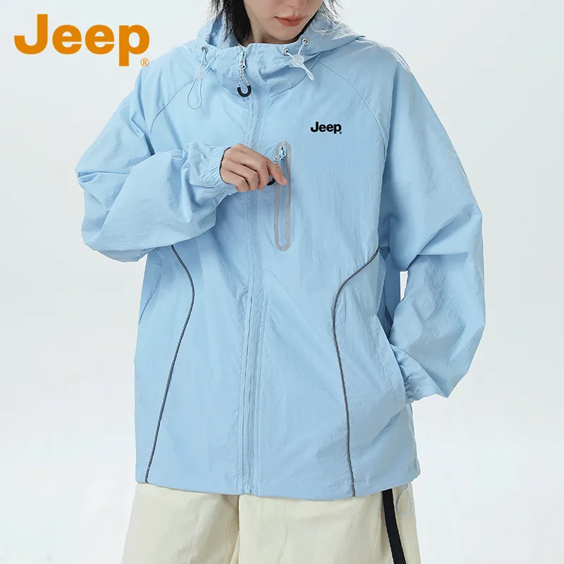 Jeep Super Light UV Protection Sun Protection Clothing Unisex-13