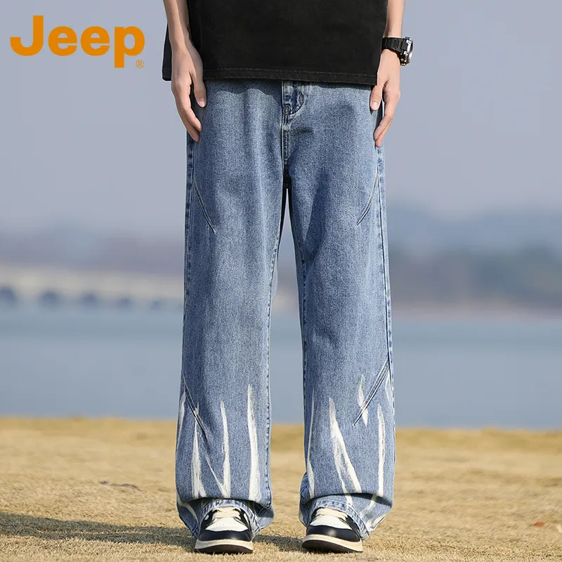 Jeep Fashion Sports Collection Jeans Unisex-21