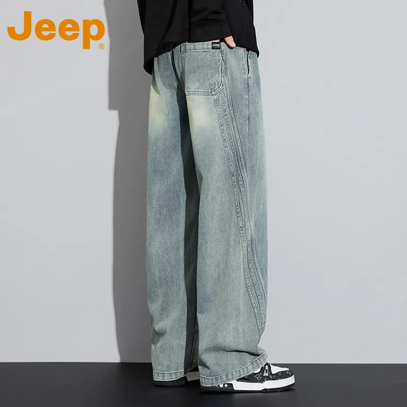 Jeep Fashion Sports Collection Jeans Unisex-6