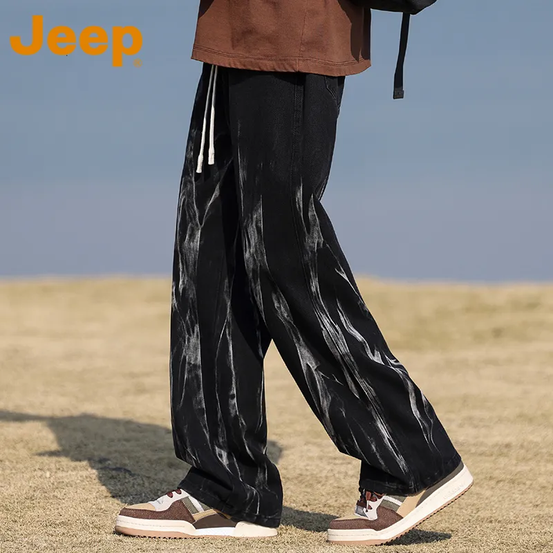 Jeep Fashion Sports Collection Jeans Unisex-7