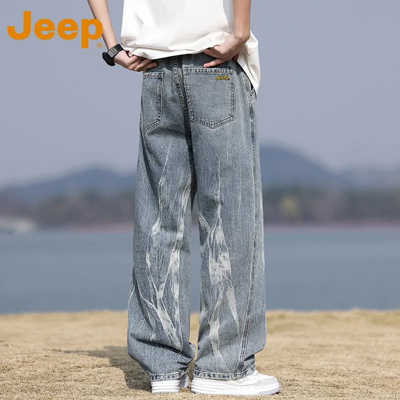 Jeep Fashion Sports Collection Jeans Unisex-19