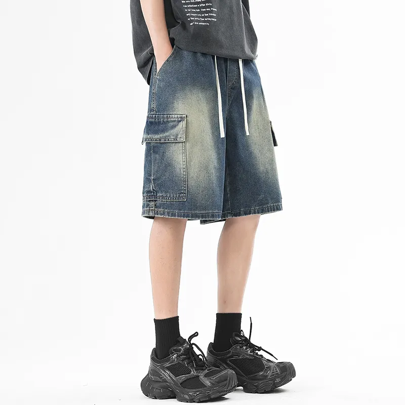 Jeep Fashion Sports Collection Denim Shorts Unisex-13
