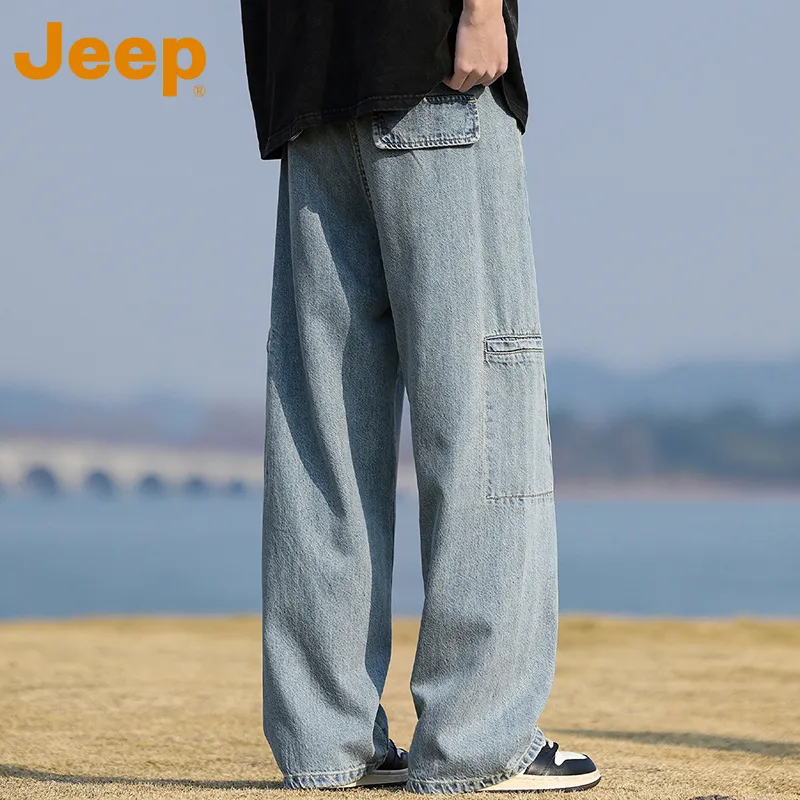 Jeep Fashion Sports Collection Jeans Unisex-11