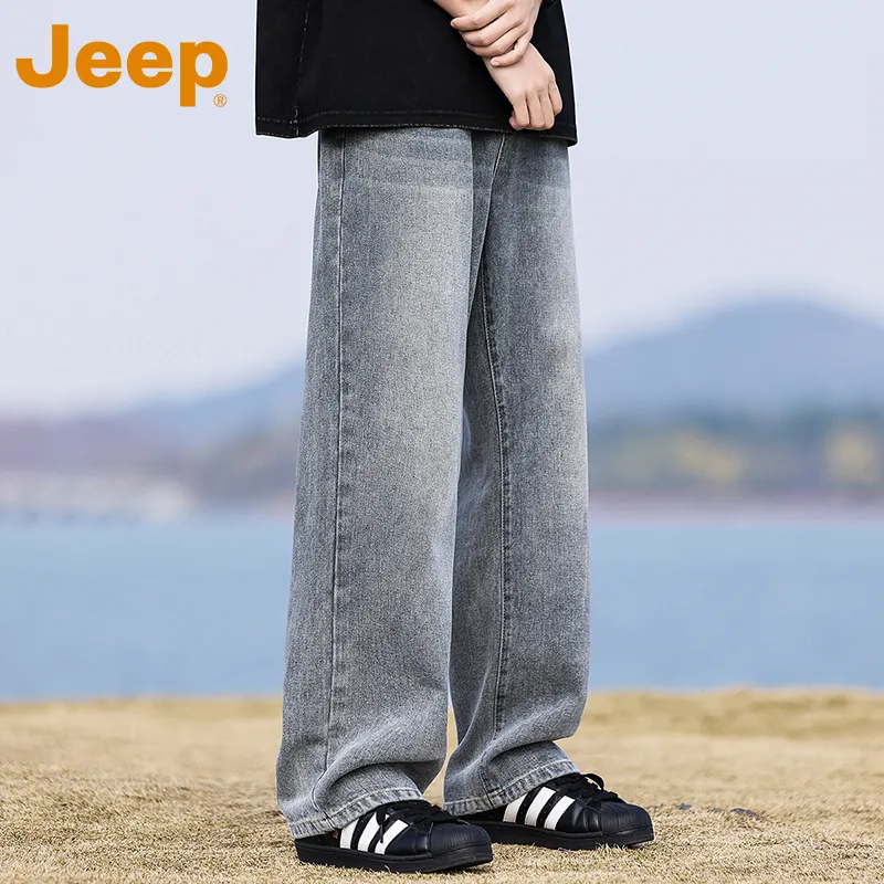 Jeep Fashion Sports Collection Jeans Unisex-13