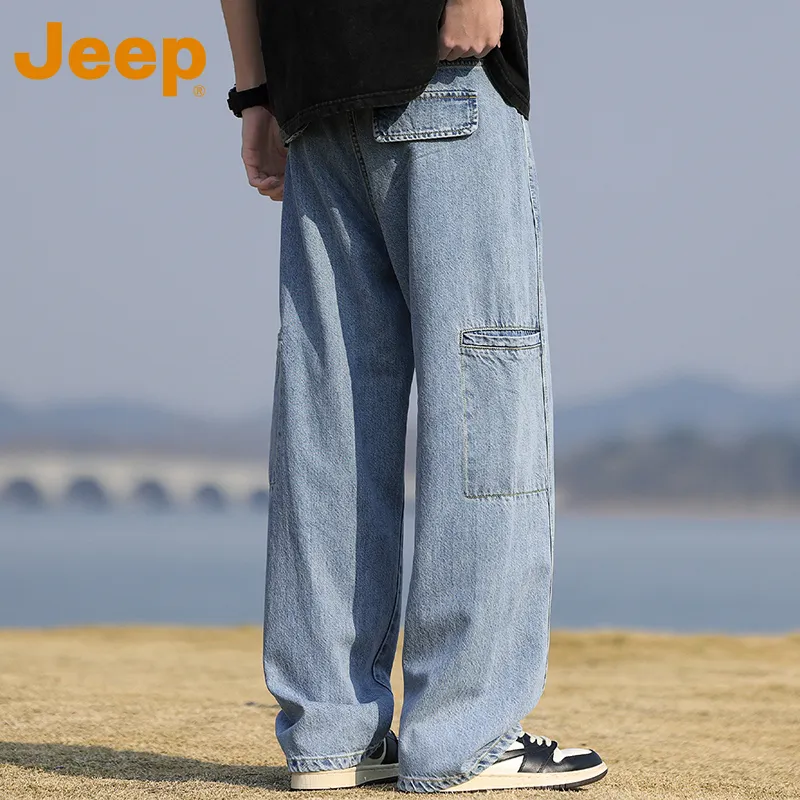 Jeep Fashion Sports Collection Jeans Unisex-6
