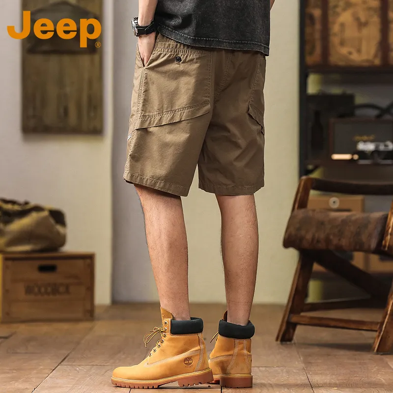 Jeep Outdoor Casual Shorts Men's-11