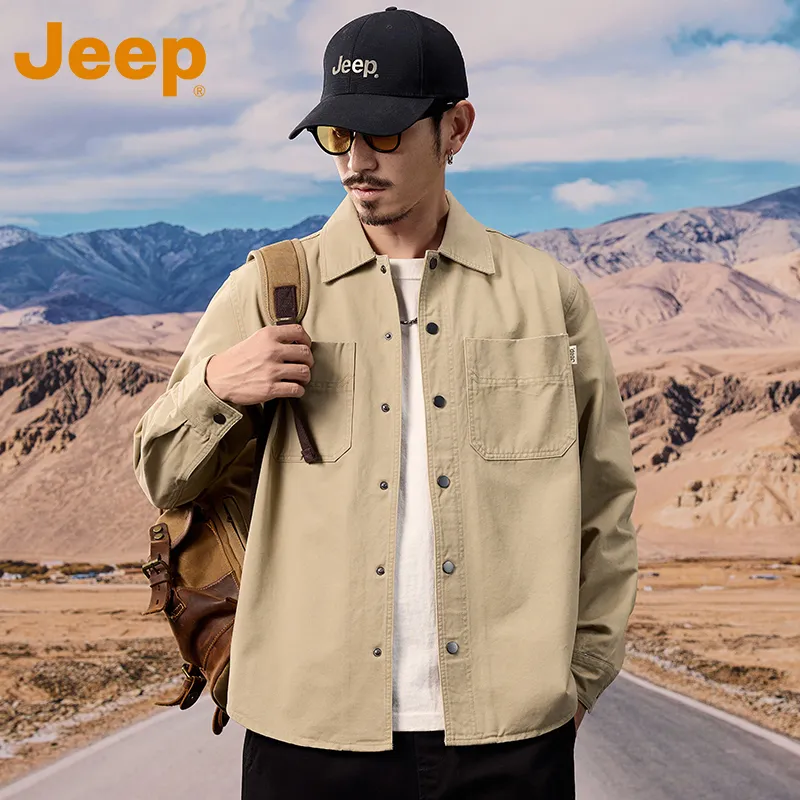 Jeep Outdoor Casual Shirt Unisex-3
