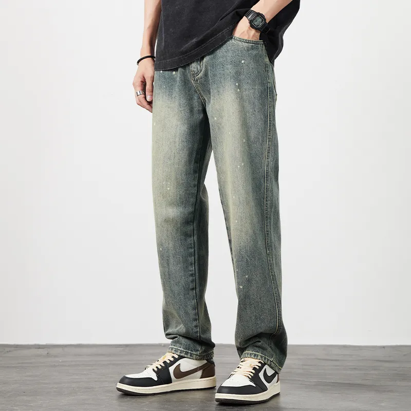 Jeep Lifestyle Theme Collection Jeans Unisex Vintage Blue-3
