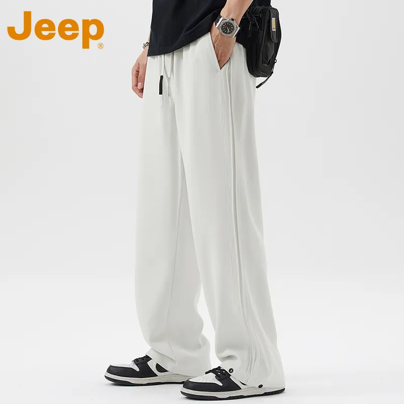 Jeep Fashion Sports Collection Casual Pants Unisex-14