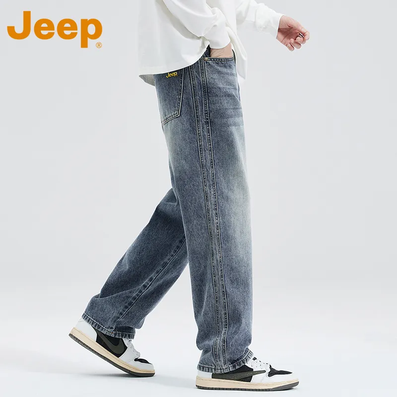 Jeep Fashion Sports Collection Jeans Men's-4