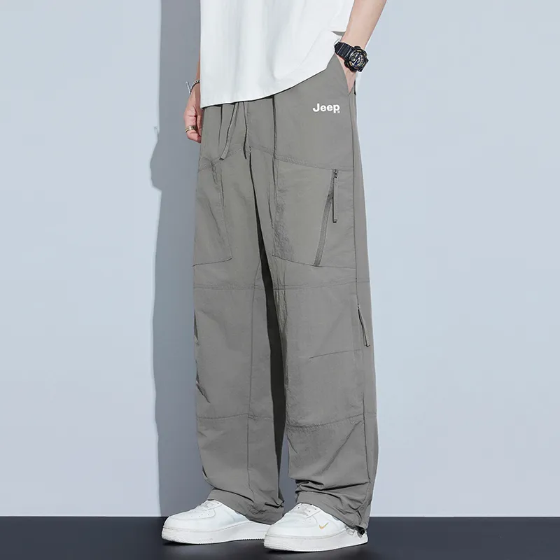 Jeep Fashion Sports Collection Casual Pants Unisex-11