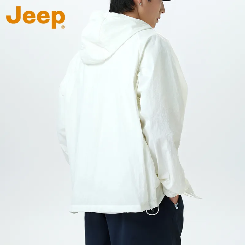 Jeep Super Light Breathable UV Protection Sunscreen Sun Protection Clothing Unisex-6