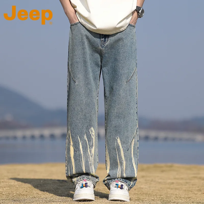 Jeep Fashion Sports Collection Jeans Unisex-9