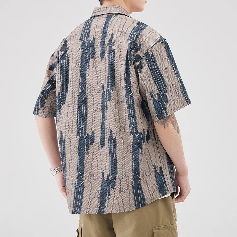 Jeep Fashion Sports Collection Shirt Unisex Coffee-3