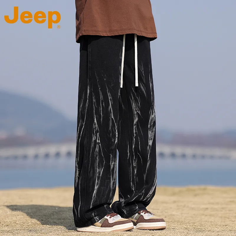Jeep Fashion Sports Collection Jeans Unisex-5