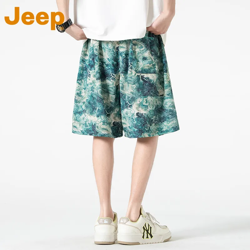 Jeep Fashion Sports Collection Casual Shorts Unisex Sri Lanka Green-5