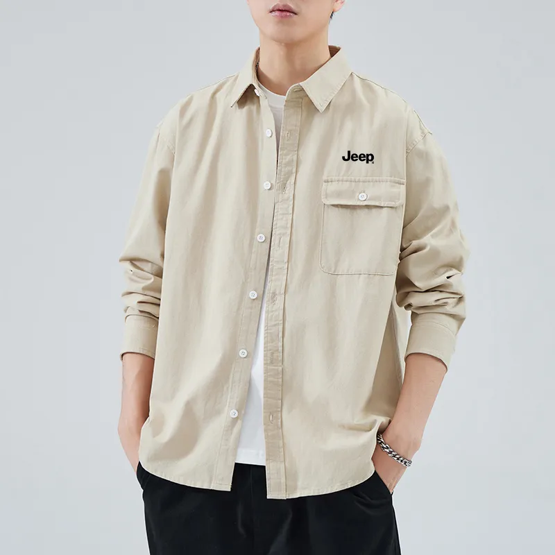Jeep Outdoor Casual Shirt Unisex-5
