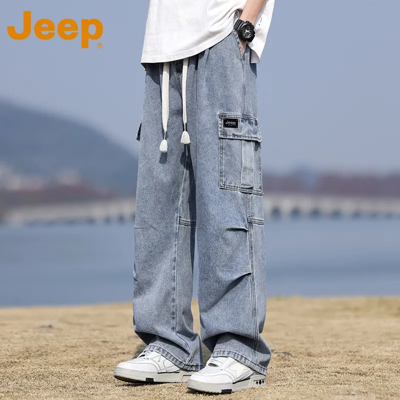 Jeep Fashion Sports Collection Jeans Unisex-12