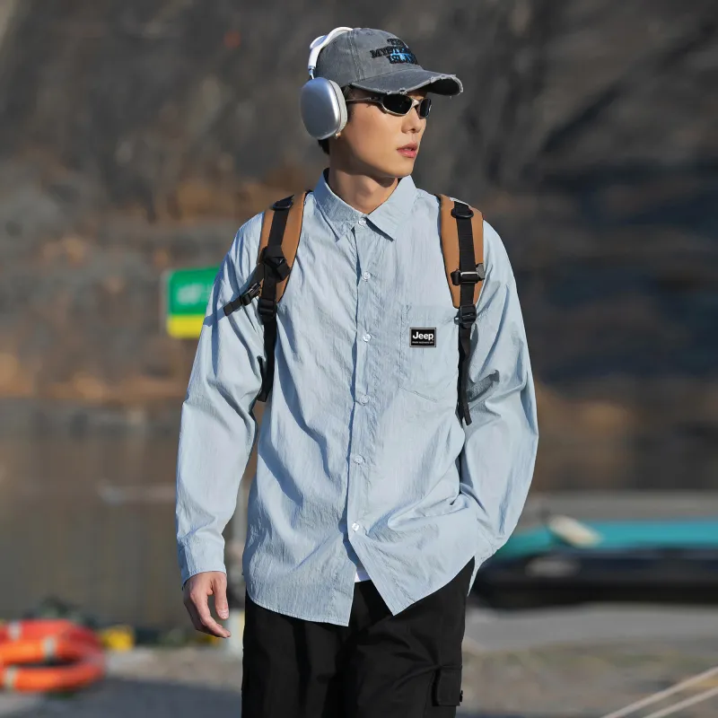Jeep Ultra Lightweight Quick Dry Dust Proof Insect Resistant Cooling Sun Protection Clothing Unisex-4