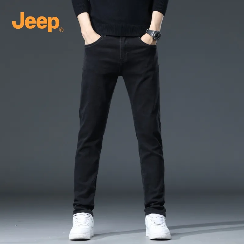 Jeep Jeans Unisex Pure Black-1