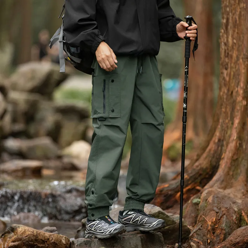 Jeep Casual Pants Unisex Navy Blue-9