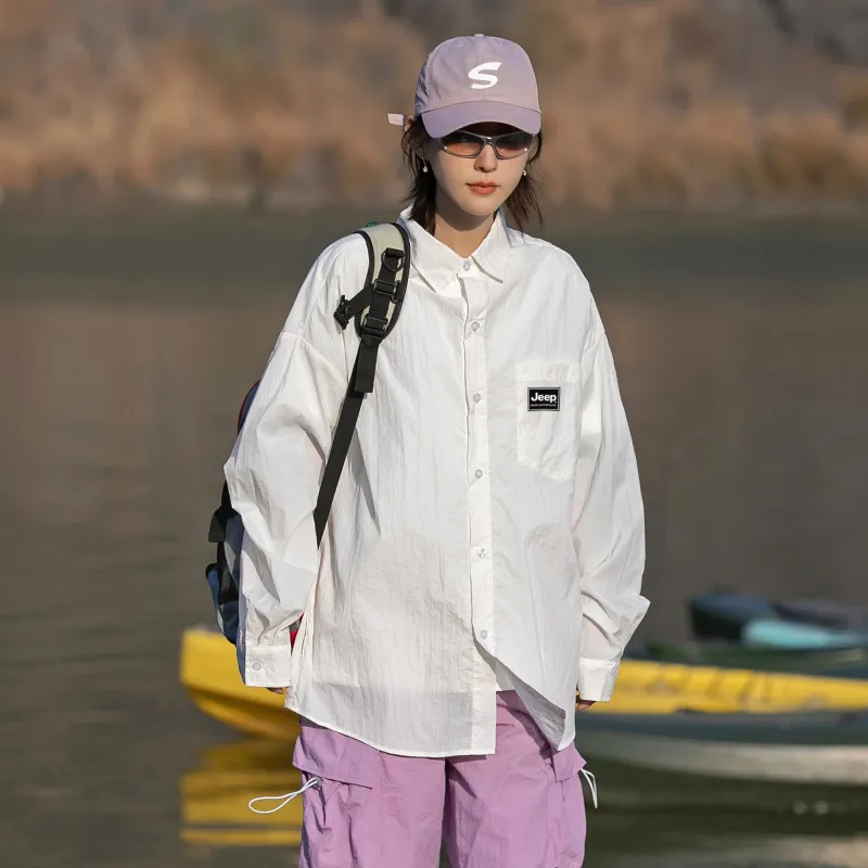 Jeep Ultra Lightweight Quick Dry Dust Proof Insect Resistant Cooling Sun Protection Clothing Unisex-13