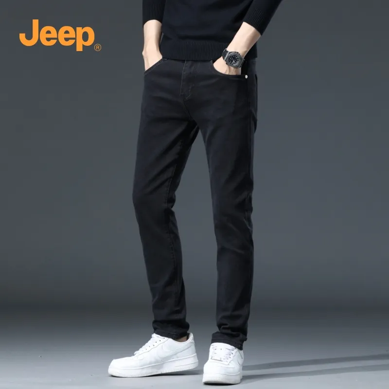 Jeep Jeans Unisex Pure Black-3